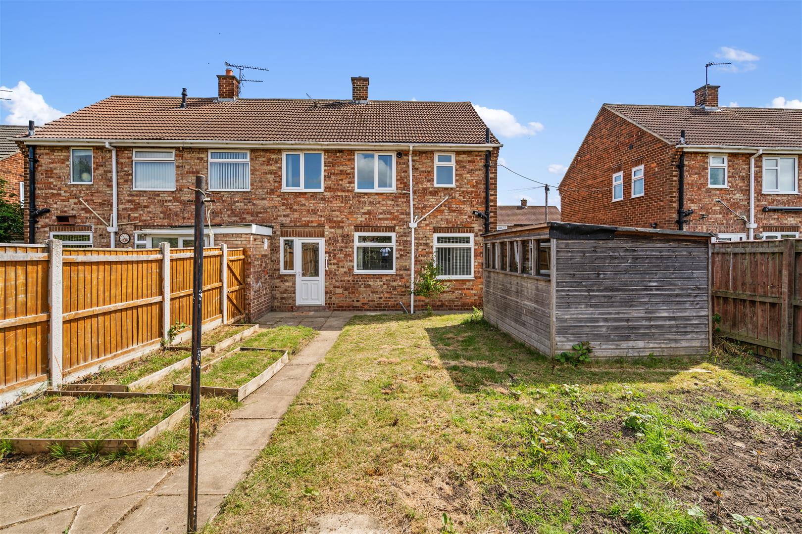 West Facing Rear Garden